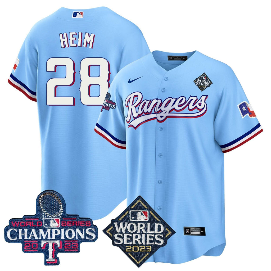 TR 2023 World Series Champions Cool Base Jersey V4 - Stitched