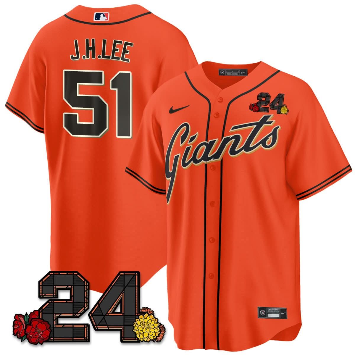 SFG 2024 Willie Mays Patch Vapor Premier Limited Jersey V2 - Stitched
