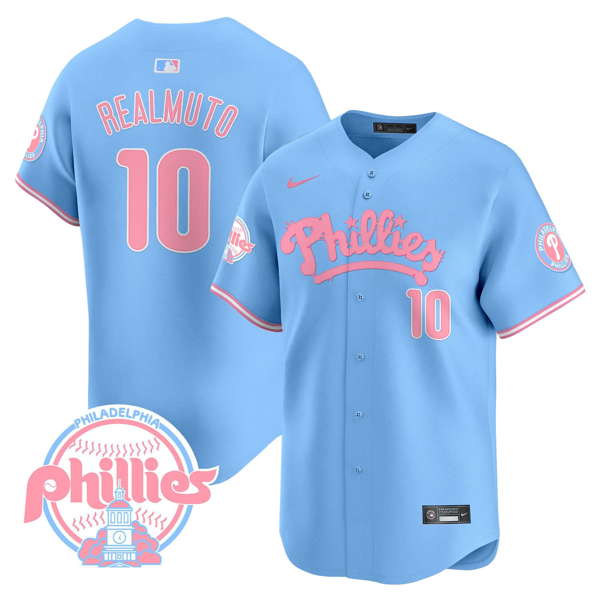 PP Bubblegum Pink Vapor Premier Limited Jersey - Stitched