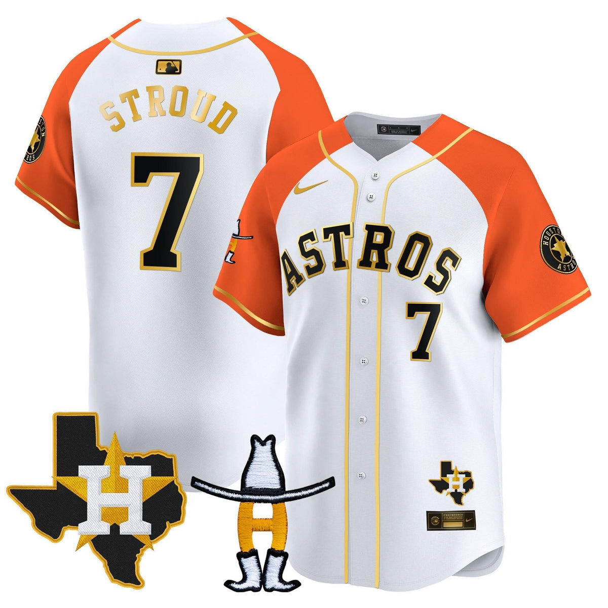 HA Houston Rodeo Patch Vapor Premier Limited Jersey V2 - Stitched