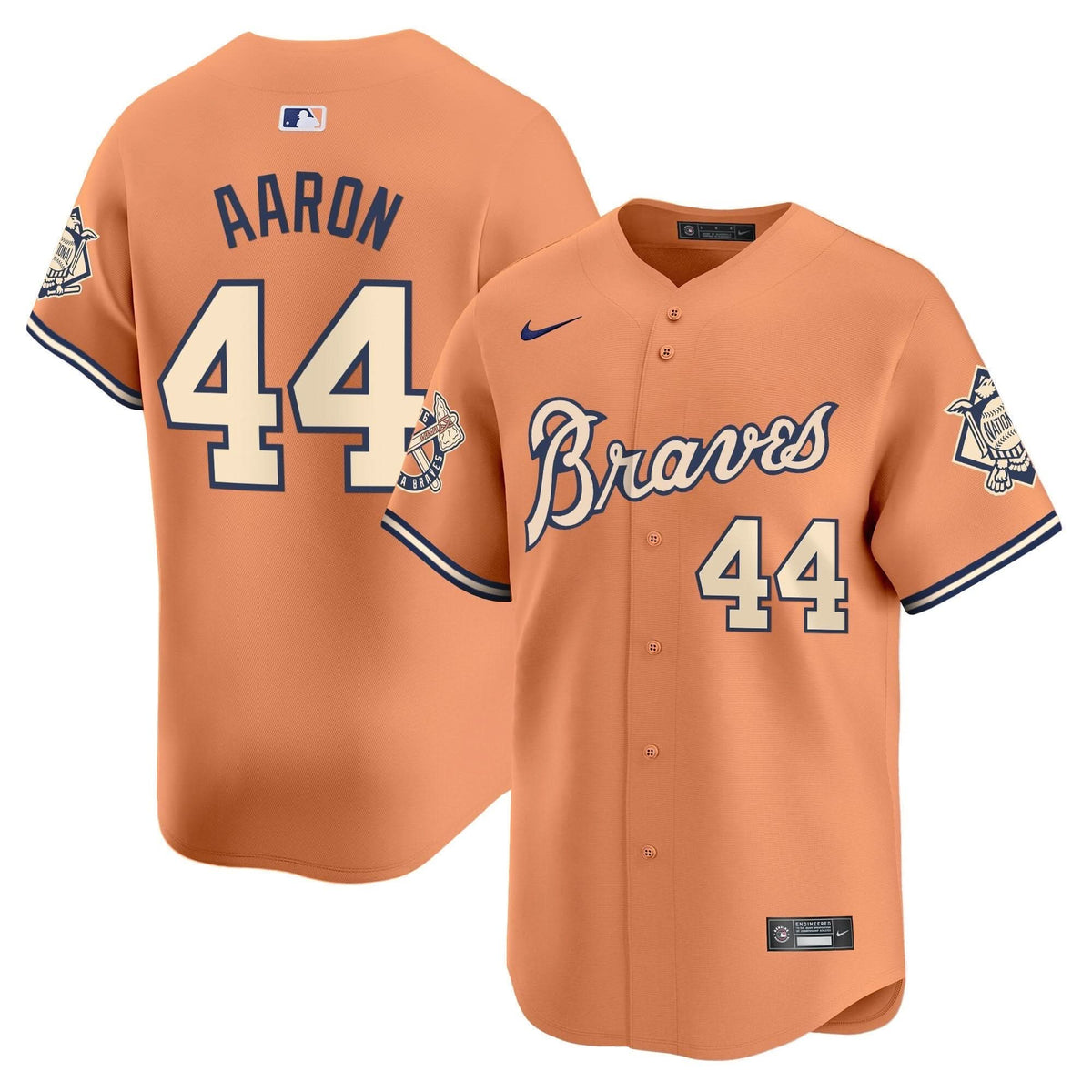 AB Peaches n' Cream Vapor Premier Limited Jersey - Stitched