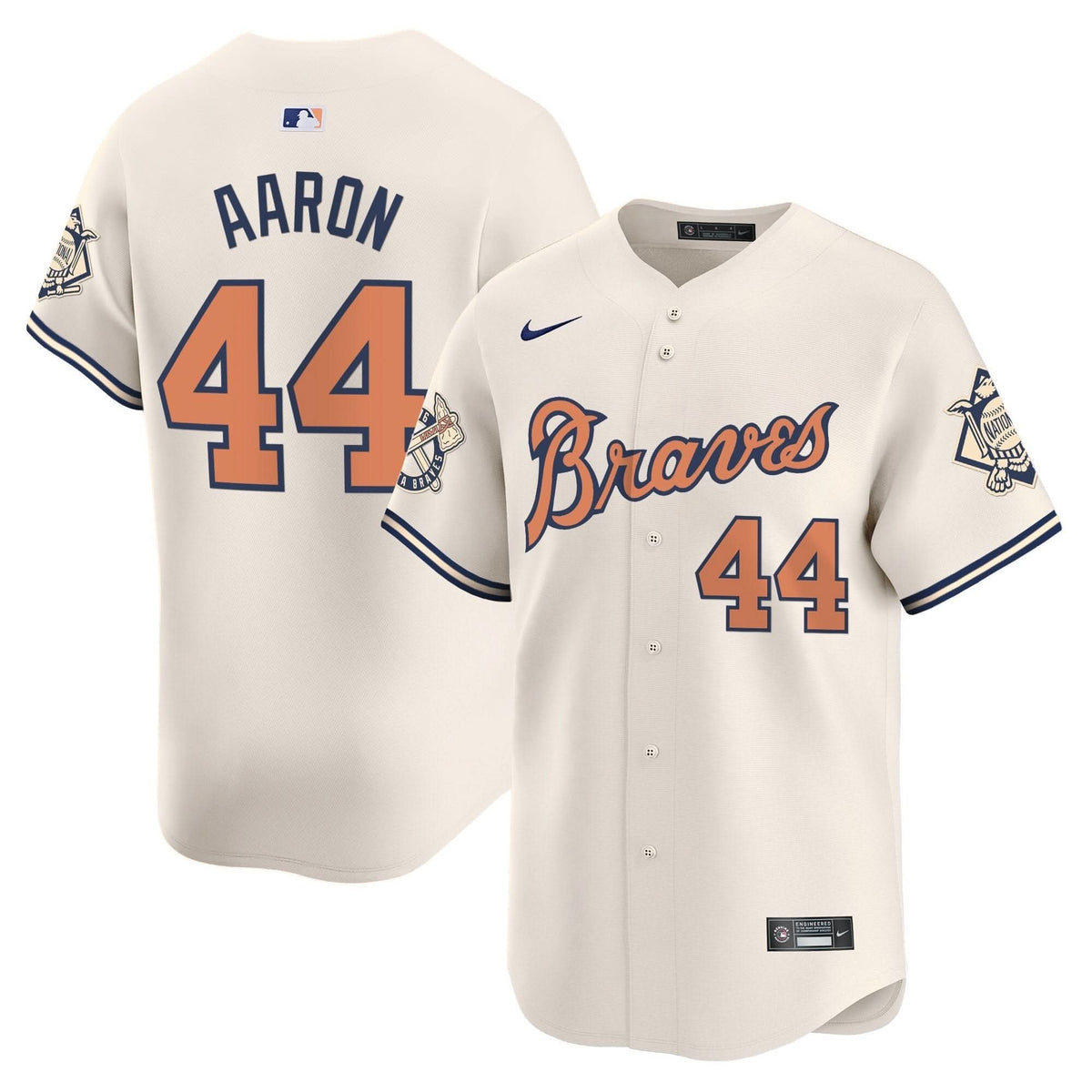 AB Peaches n' Cream Vapor Premier Limited Jersey - Stitched
