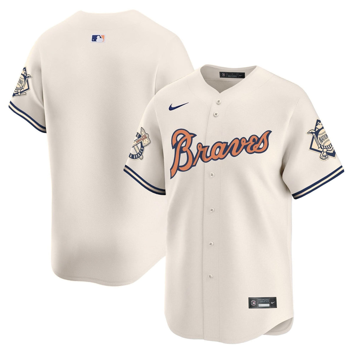 AB Peaches n' Cream Vapor Premier Limited Jersey - Stitched
