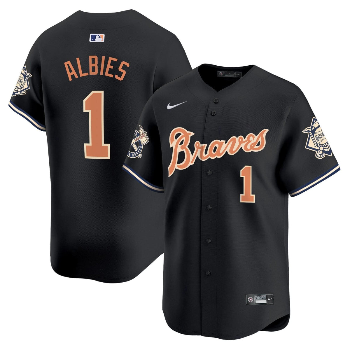 AB Peaches n' Cream Vapor Premier Limited Jersey - Stitched